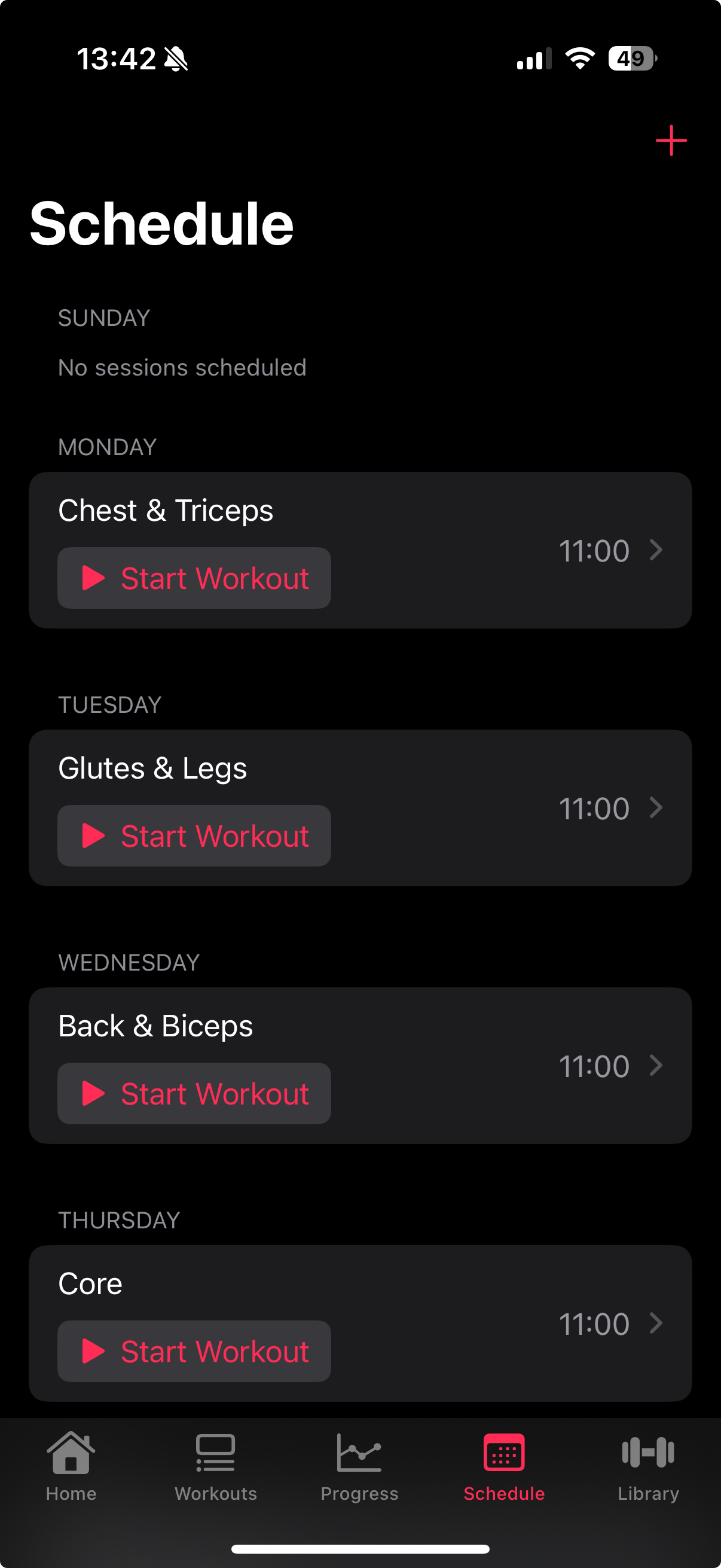 Routine Builder
